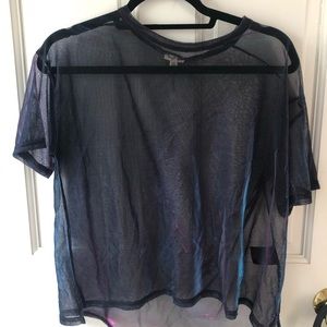 Sheer Multi colored shirt